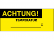 1: Wartungs-Etiketten (Achtung Temperatur)