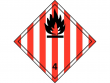 26: Gefahrgutschild Klasse 4.1 - Entz&uuml;ndbare feste Stoffe und desensibilierte, explosive Stoffe