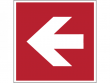 7: Richtungspfeil gerade (Brandschutzschild - gemäß DIN EN ISO 7010, ASR A1.3)
