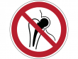 13: Verbotsschild - Kein Zutritt für Personen mit Implantaten aus Metall (gemäß DIN EN ISO 7010, ASR A1.3)
