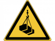 15: Warnschild - Warnung vor schwebender Last (gem&auml;&szlig; DIN EN ISO 7010, ASR A1.3)